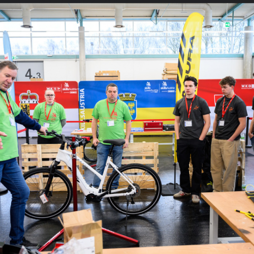 Fahrradmechatronik goes SkillsAustria